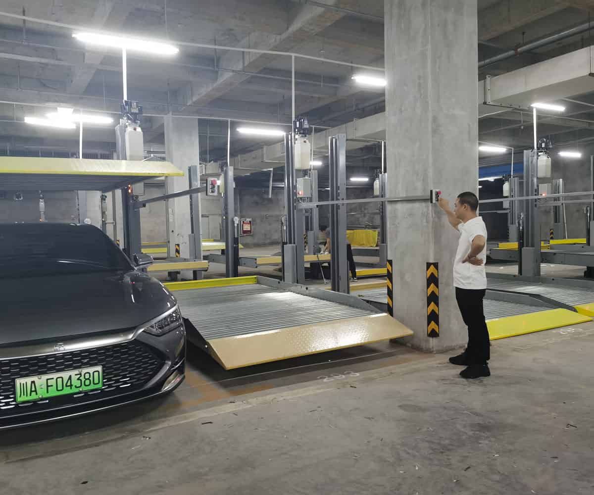 祥云兩柱簡(jiǎn)易升降類立體停車位廠家