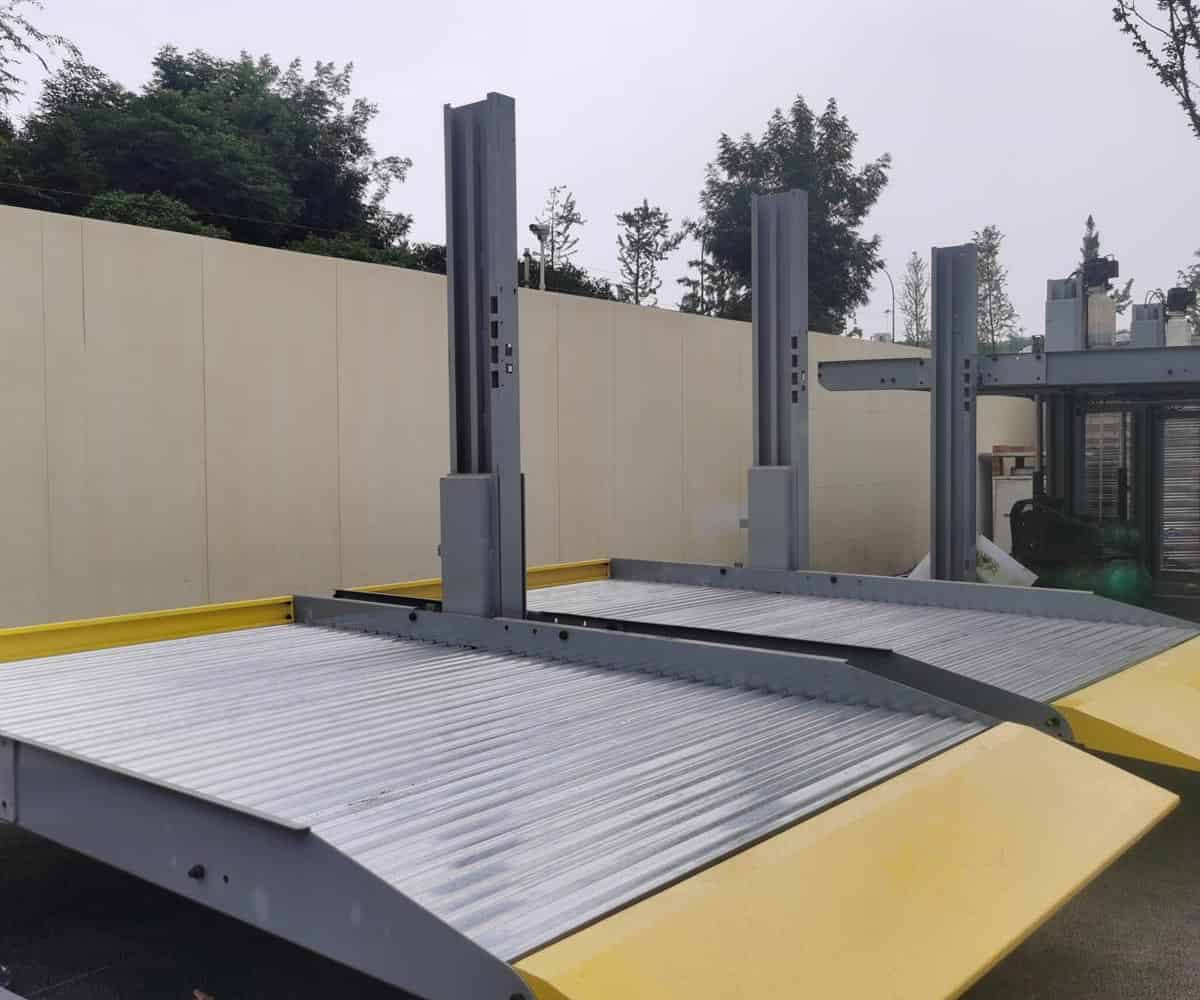 長(zhǎng)寧兩柱簡(jiǎn)易類機(jī)械停車位回收
