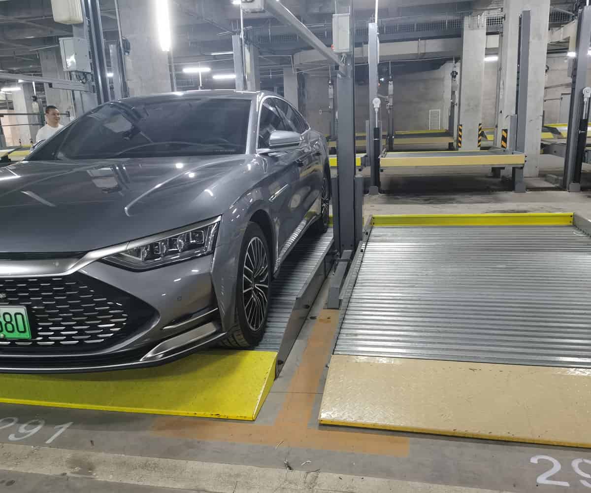 康定升降橫移式立體車庫改造