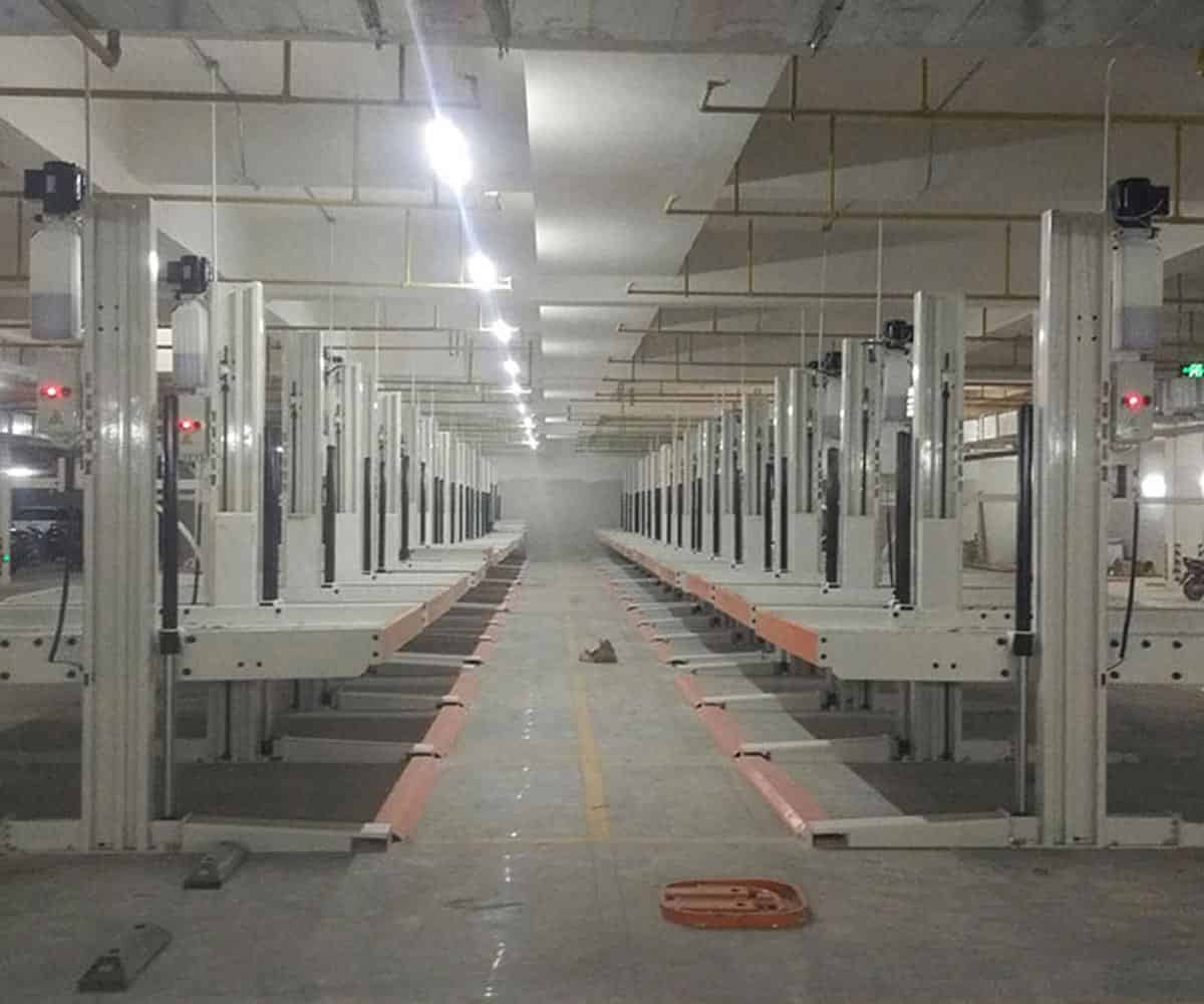 甘肅四柱簡易類立體停車庫安裝