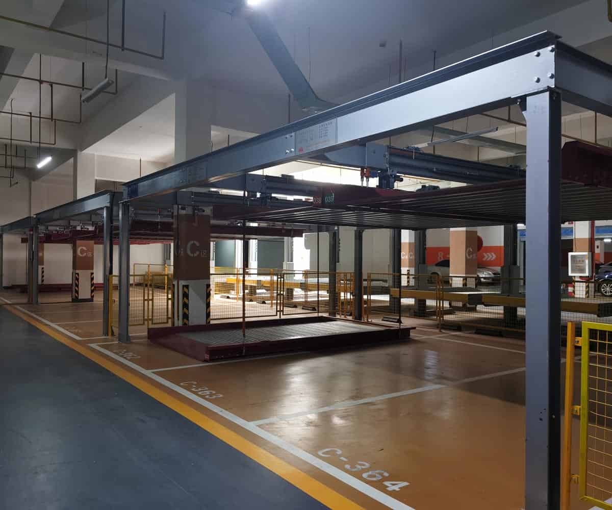 永仁PJS四柱簡易升降機械式立體停車設(shè)備
