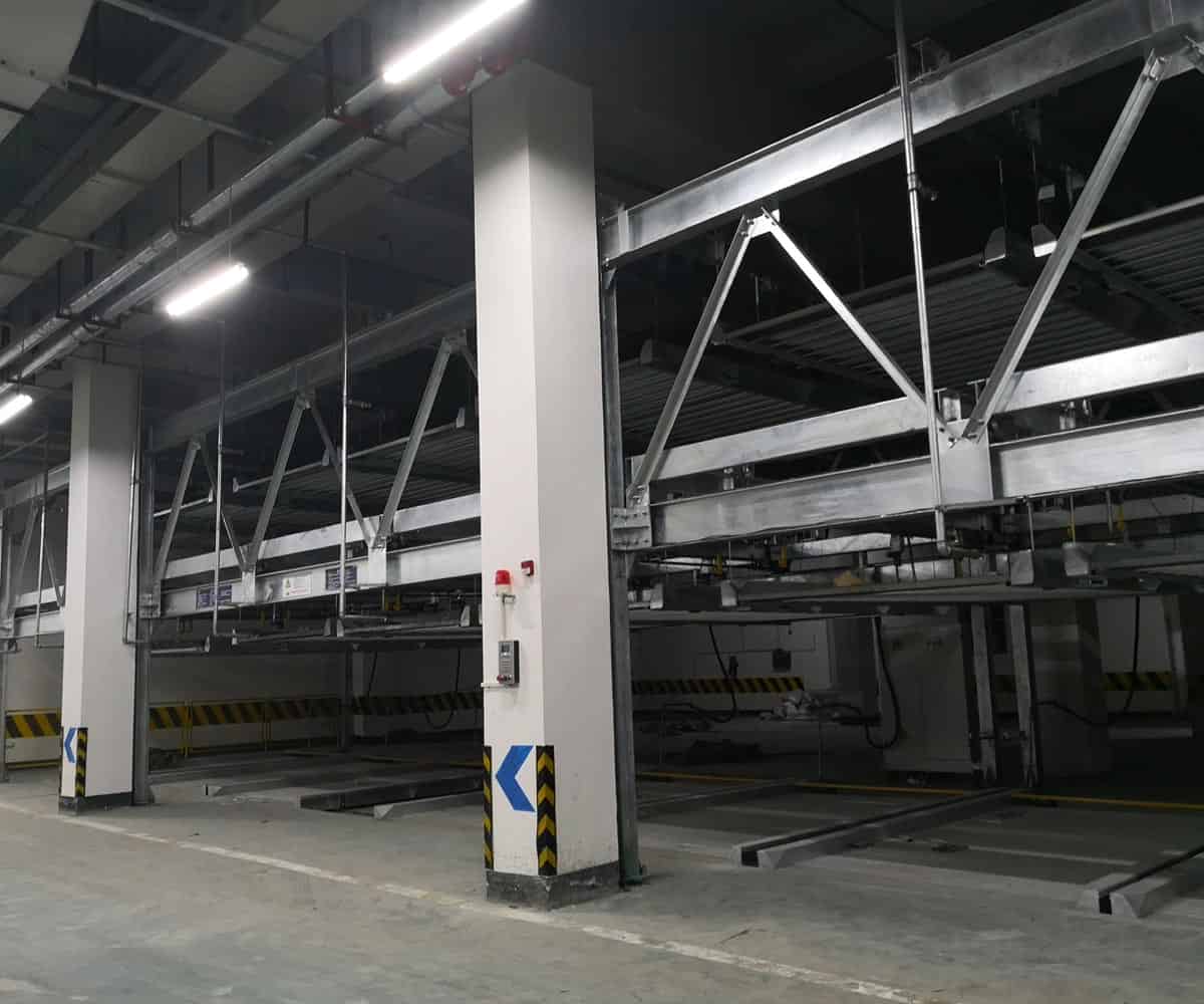 康定PSH5五層升降橫移機械式立體停車設備